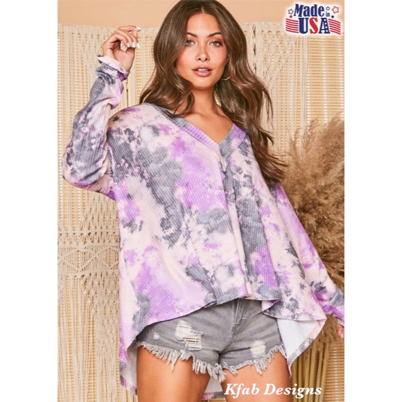 ❤️LAST! Multi Color Loose Soft Tie Dye Knit Top! - Picture 10 of 11